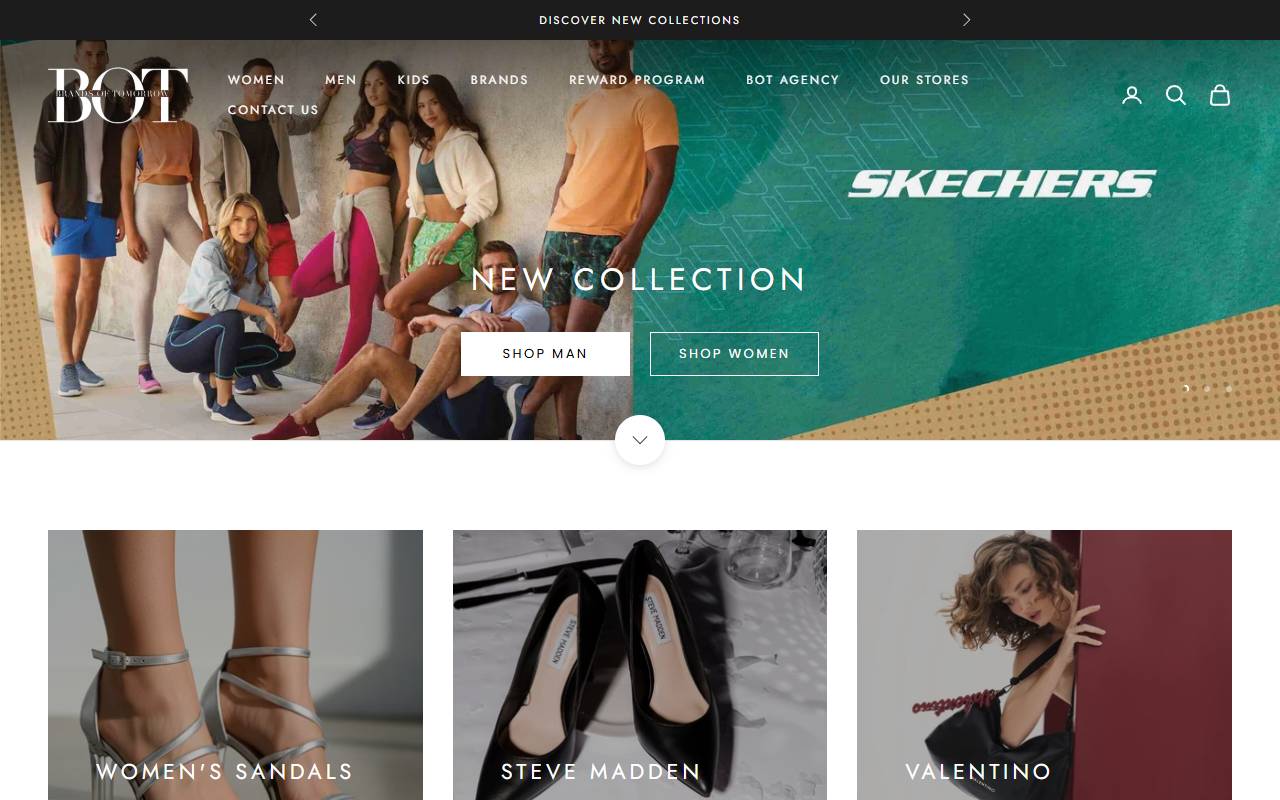 Anteprima del sito: Brands of Tomorrow Holding SA