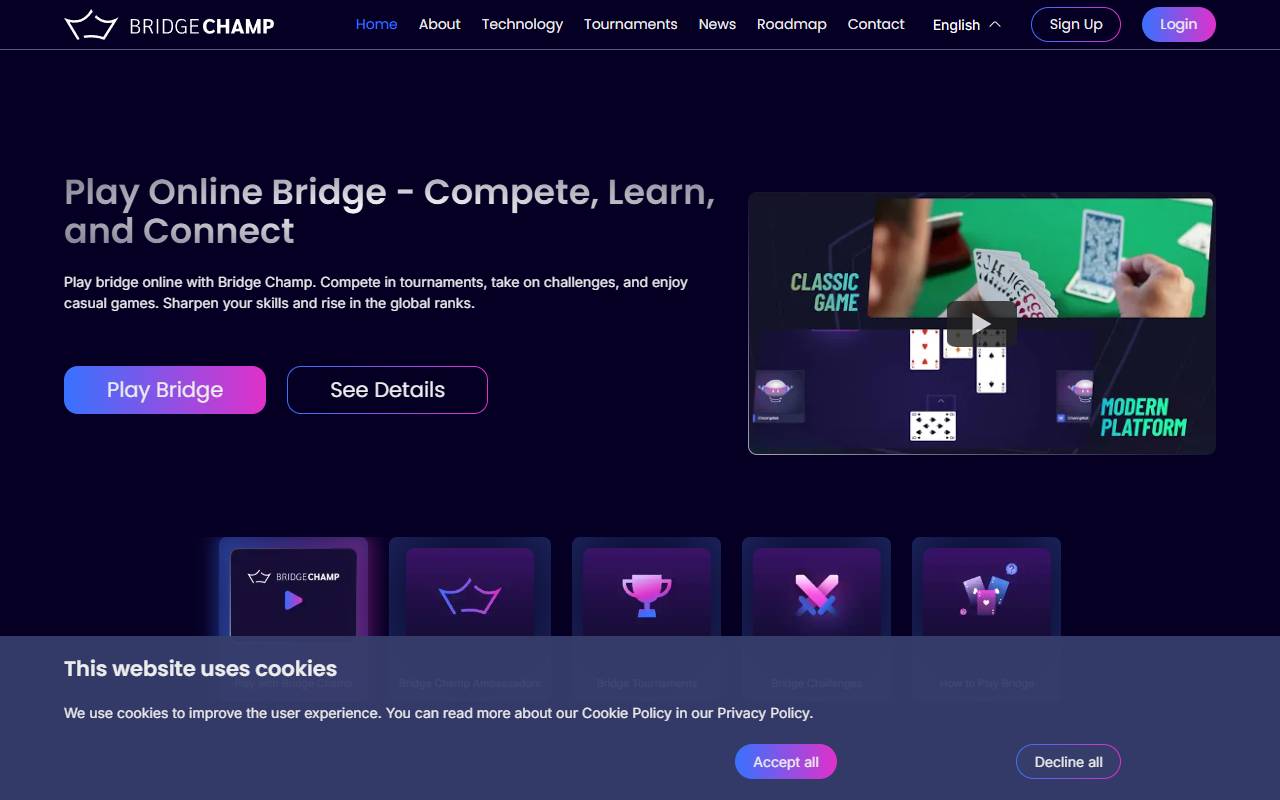 Anteprima del sito: Bridgechamp SA