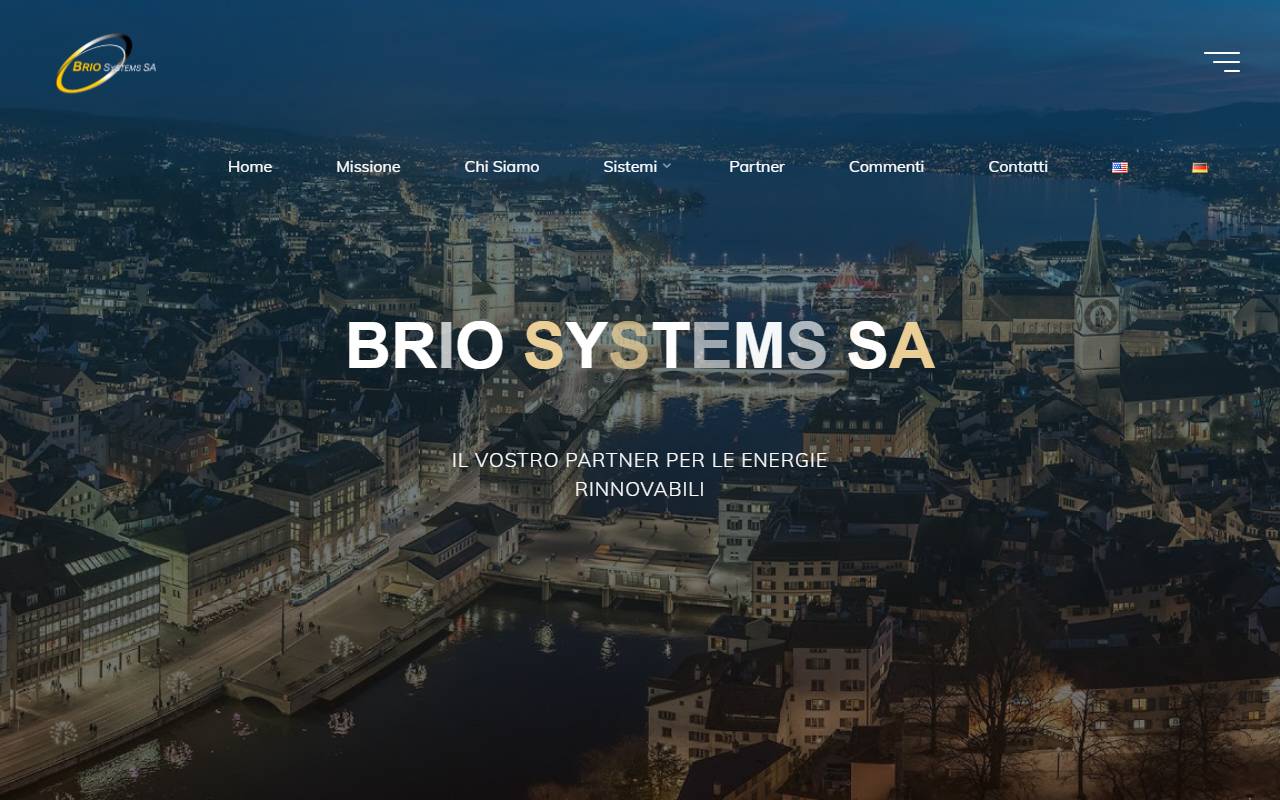 Anteprima del sito: BrioSystems SA