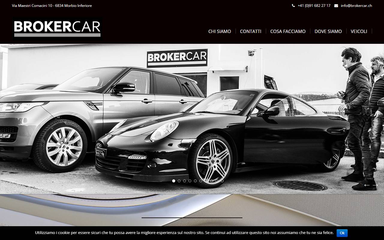 Anteprima del sito: Broker Car Sagl