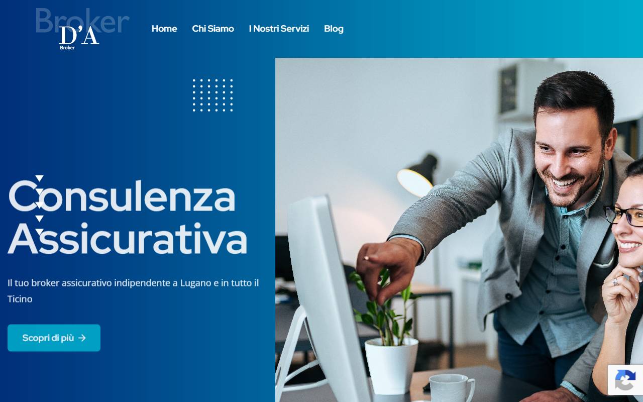 Anteprima del sito: Broker D'A Sagl
