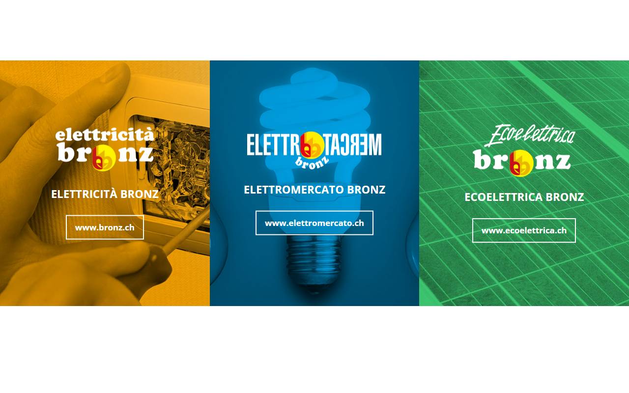 Anteprima del sito: Elettricità Bronz SA