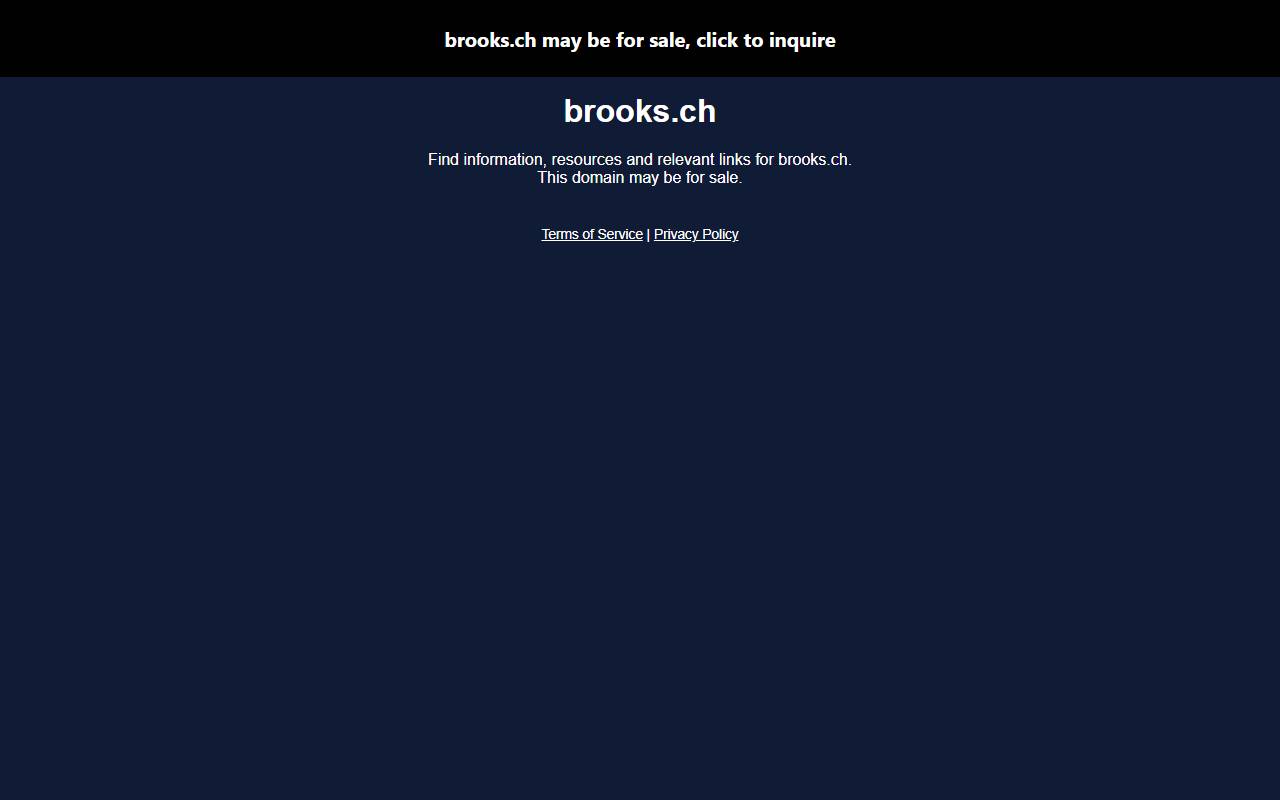 Anteprima del sito: BROOKS Sagl