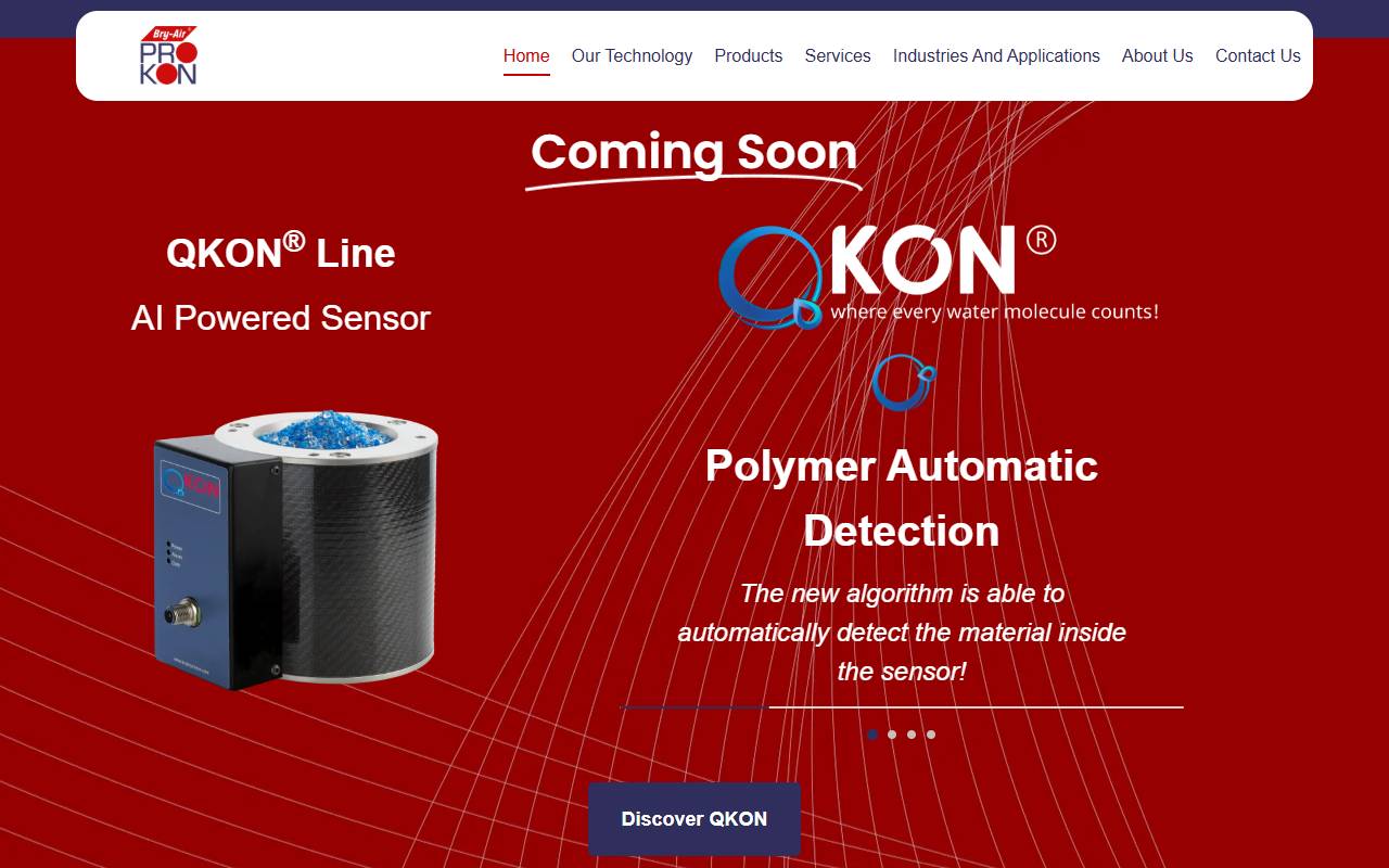 Anteprima del sito: Bry Air Prokon Sagl