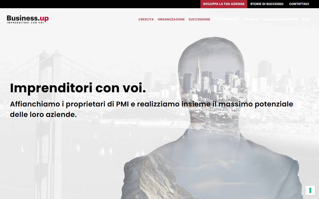 Anteprima del sito: Business Up SA