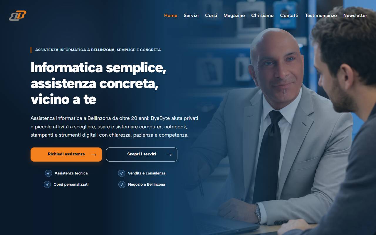 Anteprima del sito: ByeByte di Paolo Balzari