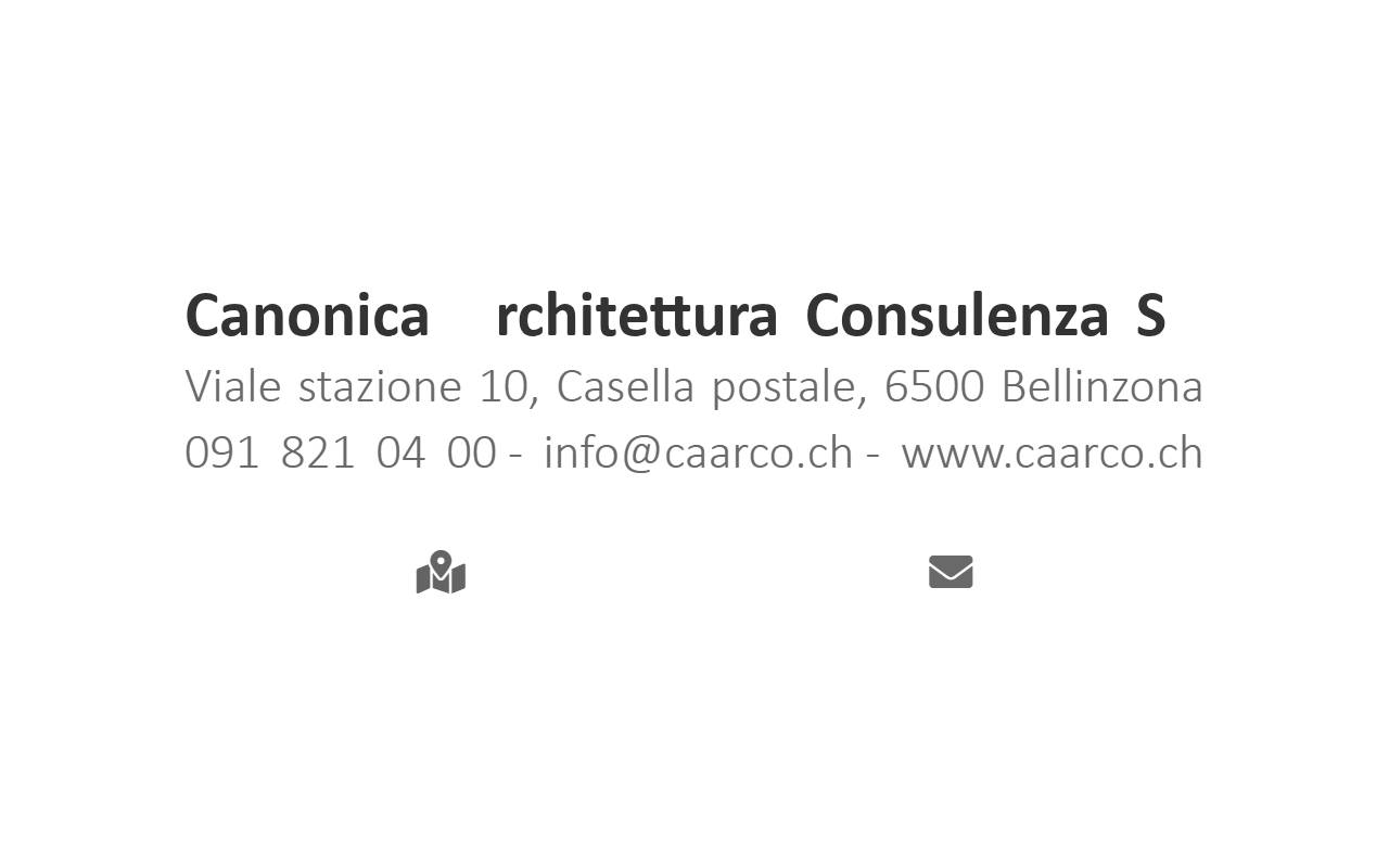 Anteprima del sito: Canonica Architettura Consulenza SA