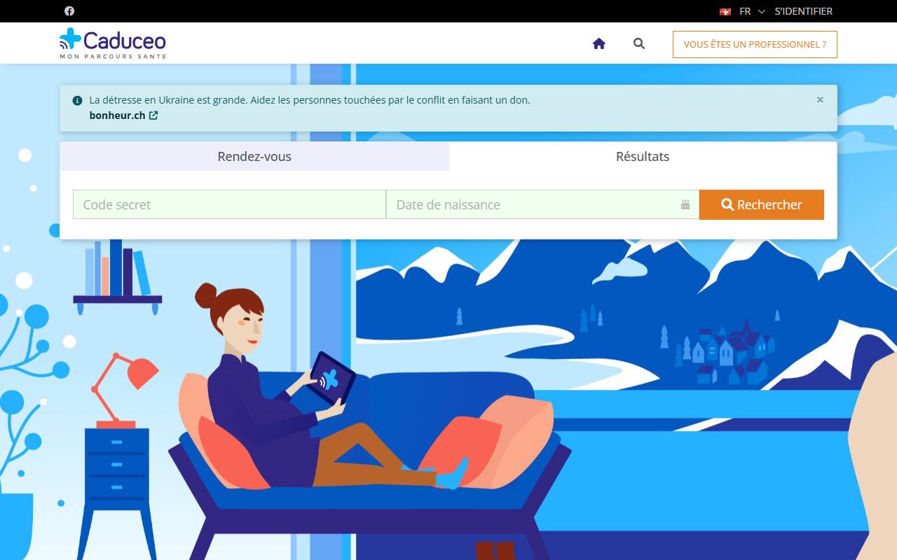 Anteprima del sito: Caduceo SA