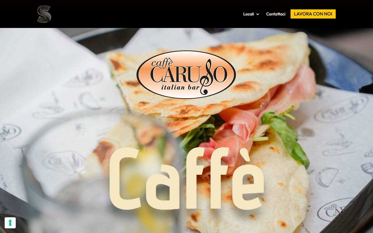 Anteprima del sito: Caffè Caruso Sagl