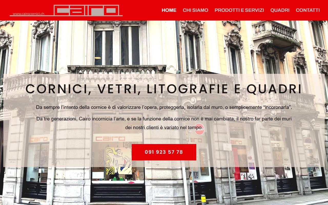Anteprima del sito: Enzo Cairo