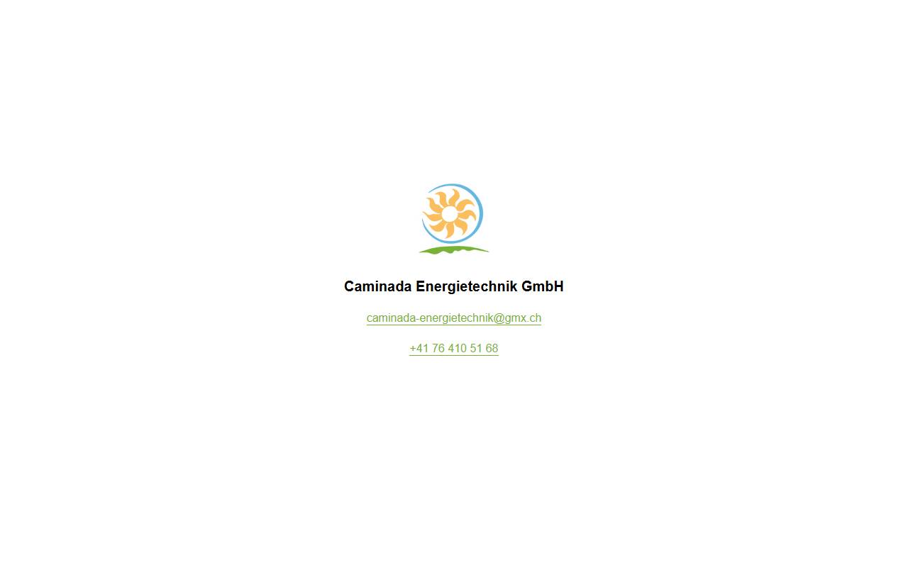 Anteprima del sito: Caminada Energy Technologies Sagl