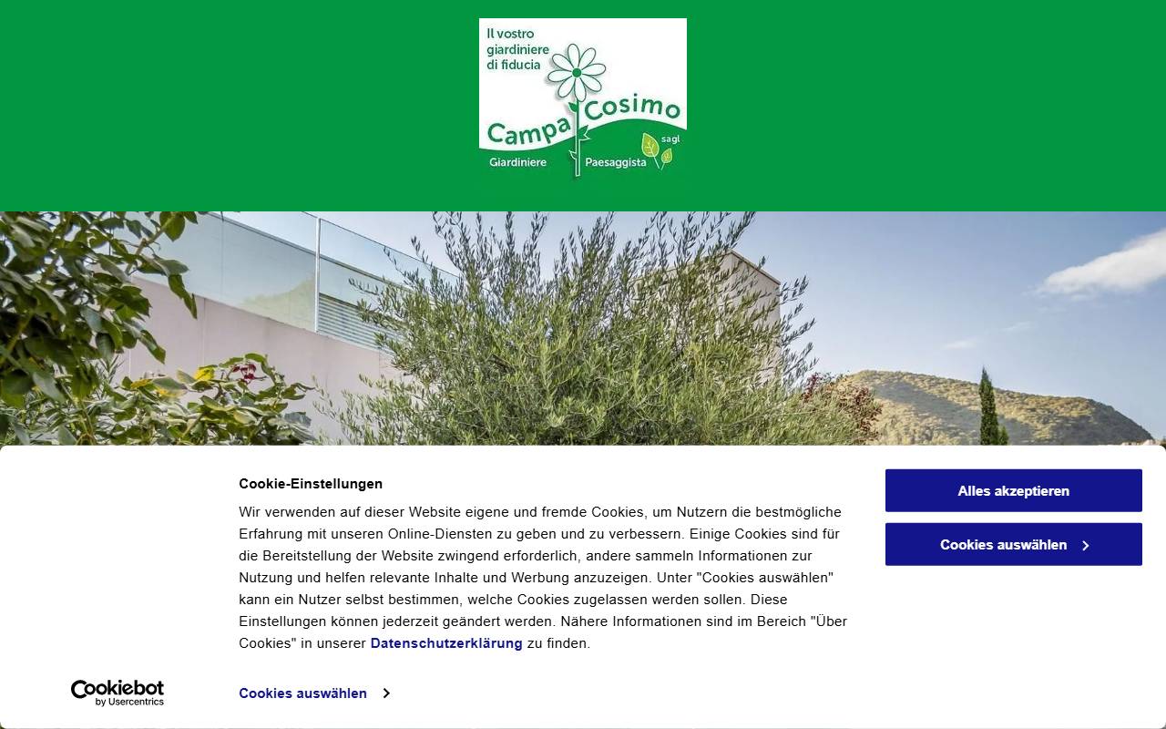 Anteprima del sito: Campa Cosimo Sagl