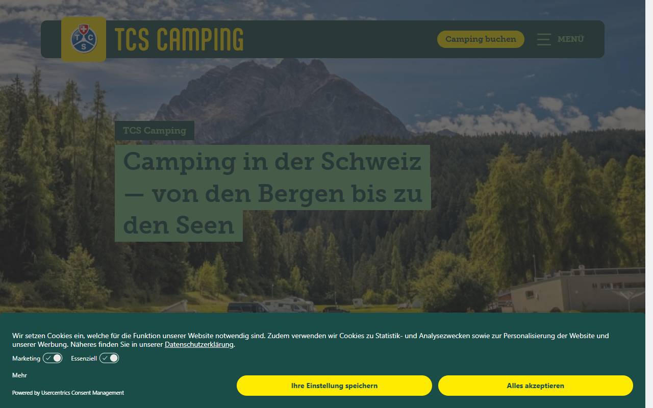 TCS Camping Lugano
