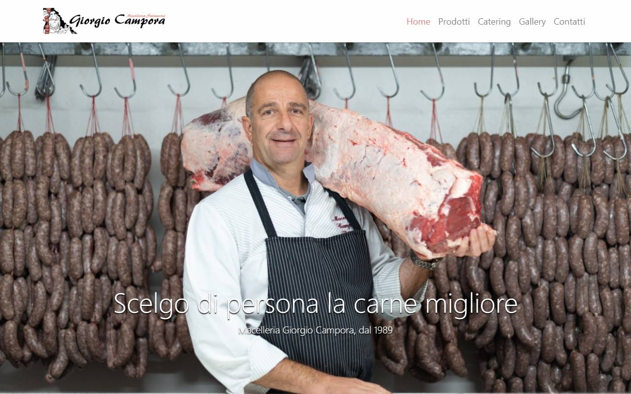 Anteprima del sito: Giorgio Campora