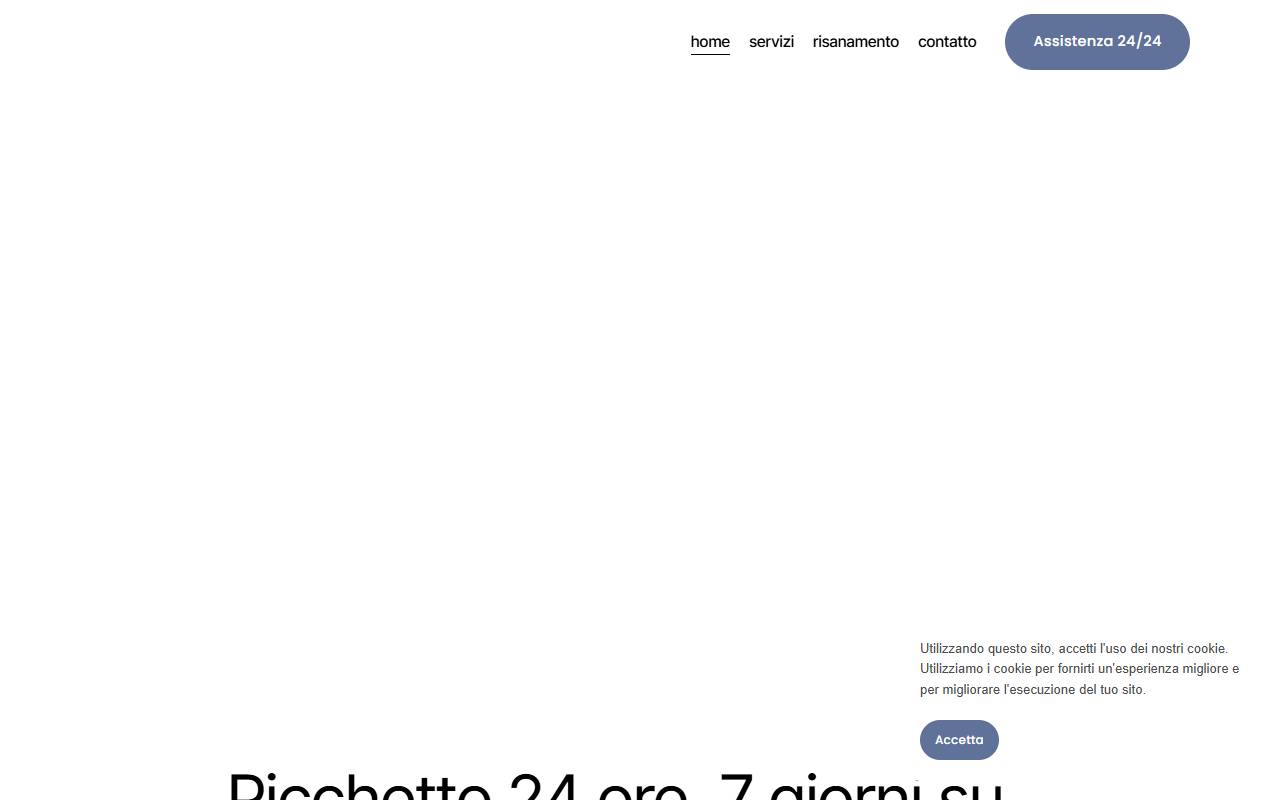 Anteprima del sito: SANA Canalizzazioni SA