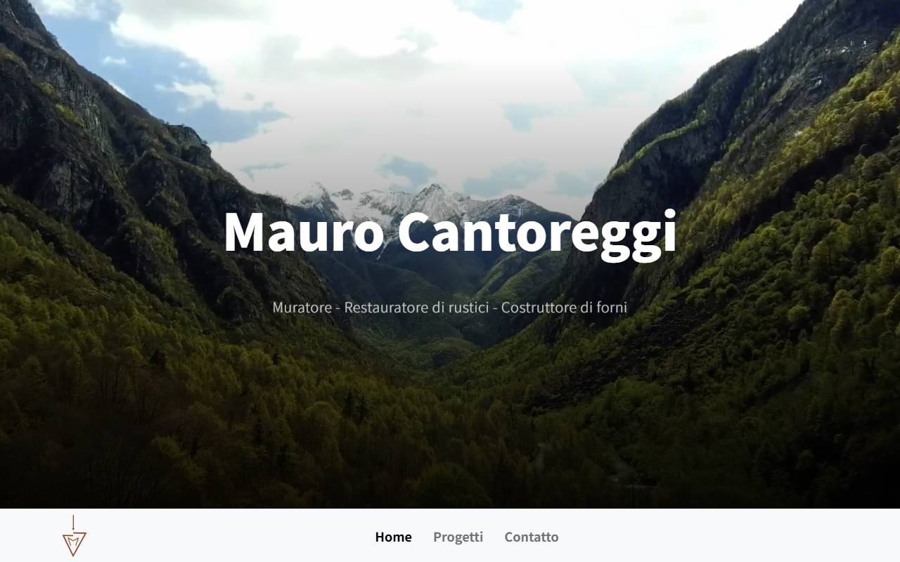 Anteprima del sito: MAURO CANTOREGGI