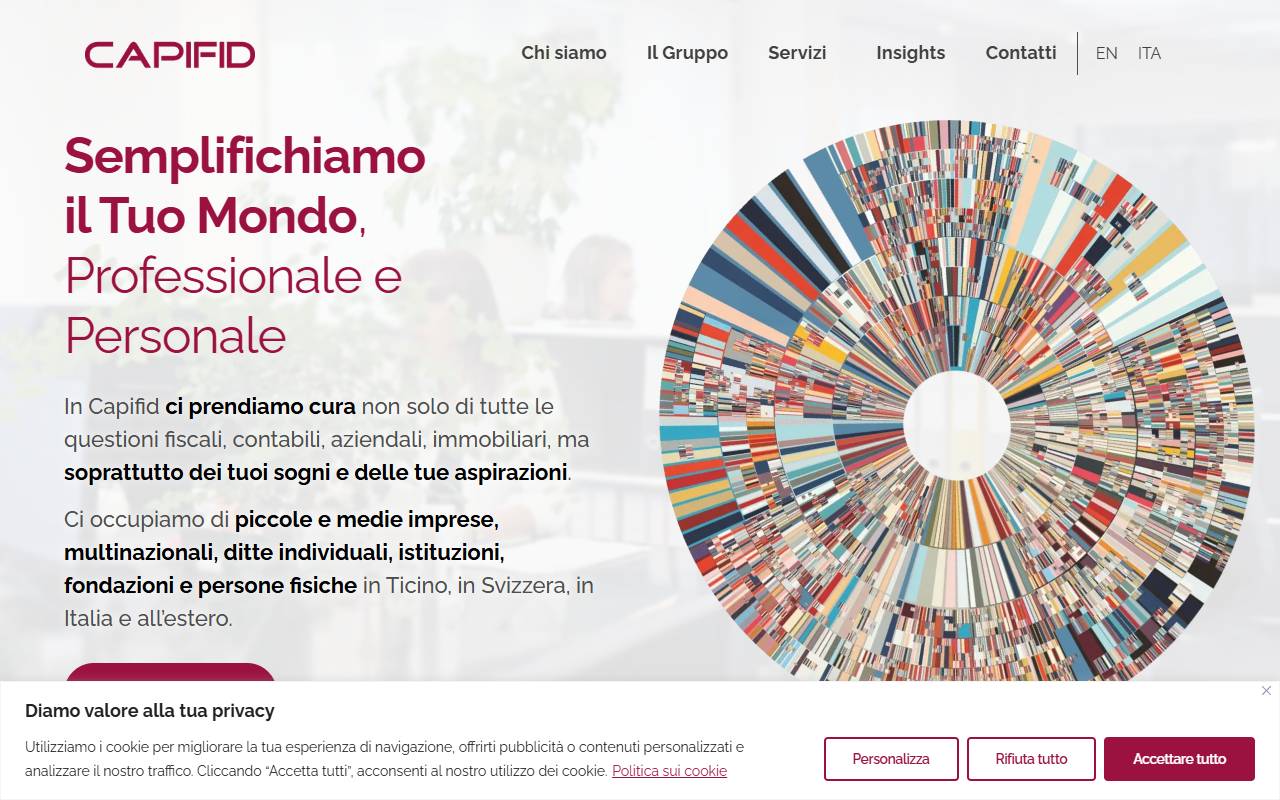 Anteprima del sito: Capifid SA