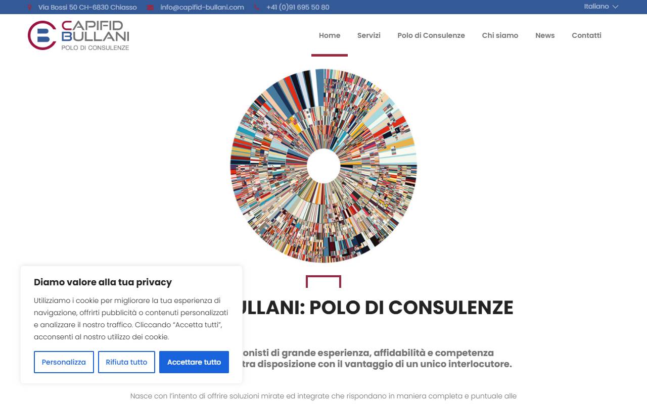 Anteprima del sito: CAPIFID - BULLANI SA