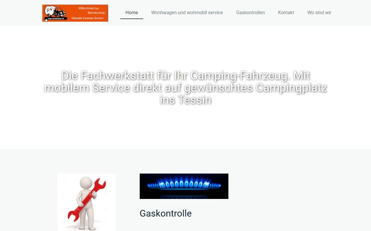 Anteprima del sito: Vulku Valentin Caravan Service