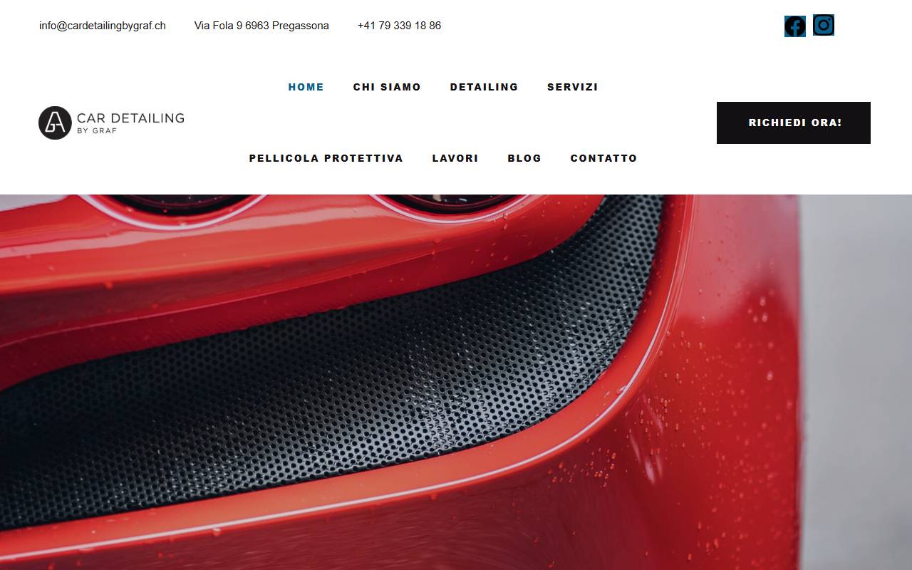 Anteprima del sito: Car Detailing by Graf SAGL