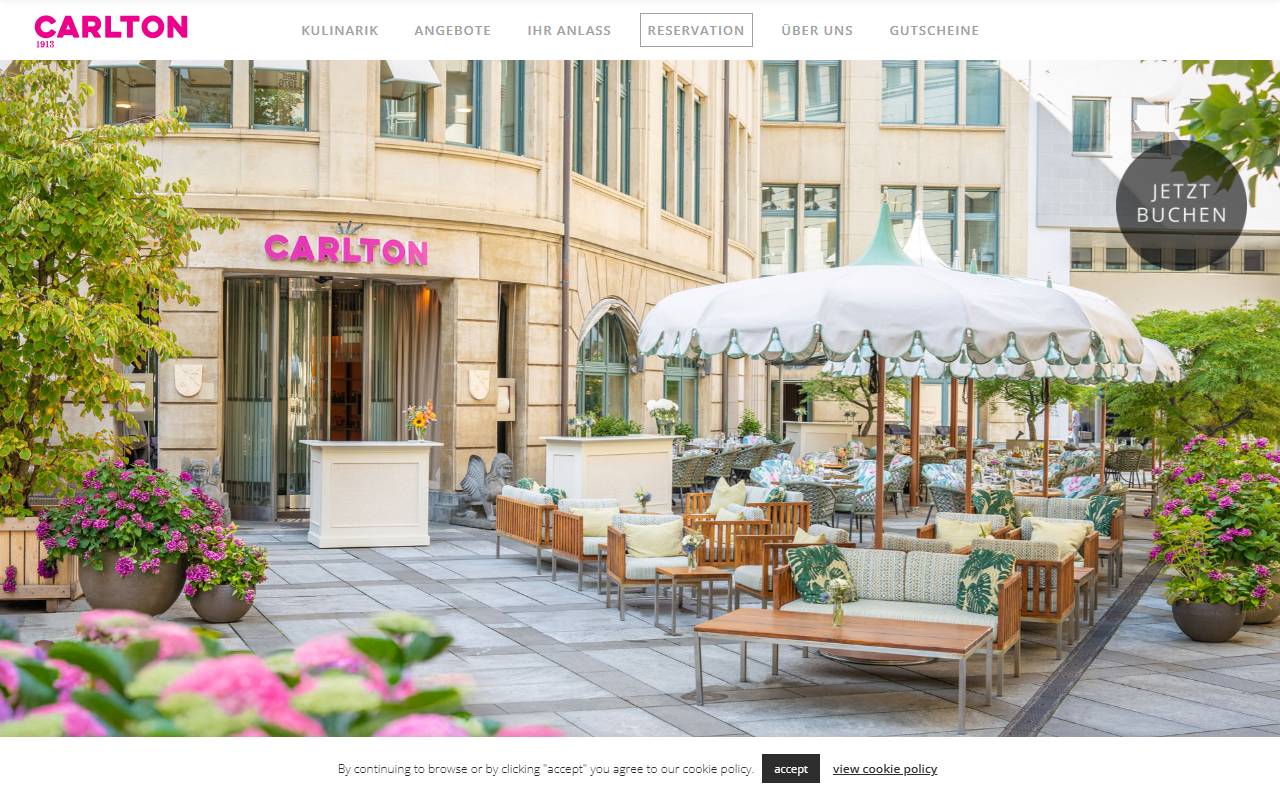 Anteprima del sito: CARLTON REAL ESTATE SA