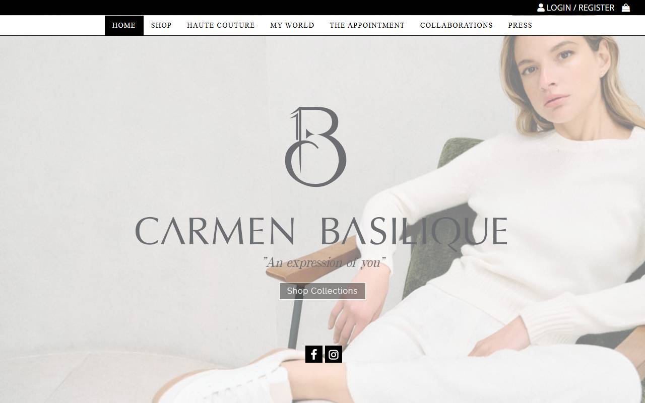 Anteprima del sito: Carmen Basilique Sagl