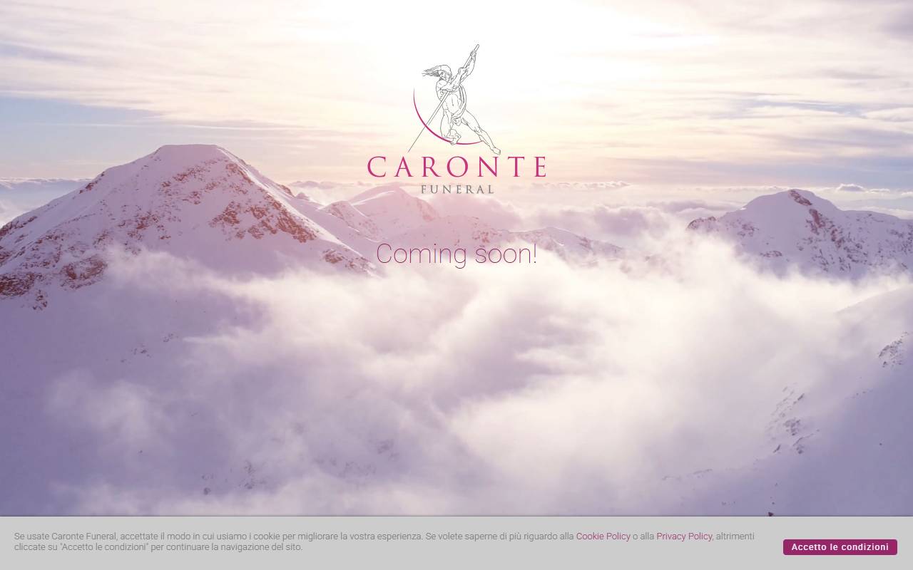 Anteprima del sito: Caronte Funeral SA