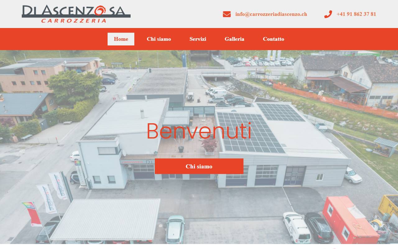 Anteprima del sito: Carrozzeria Di Ascenzo SA