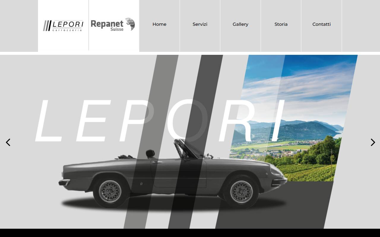 Anteprima del sito: Carrozzeria Lepori SA