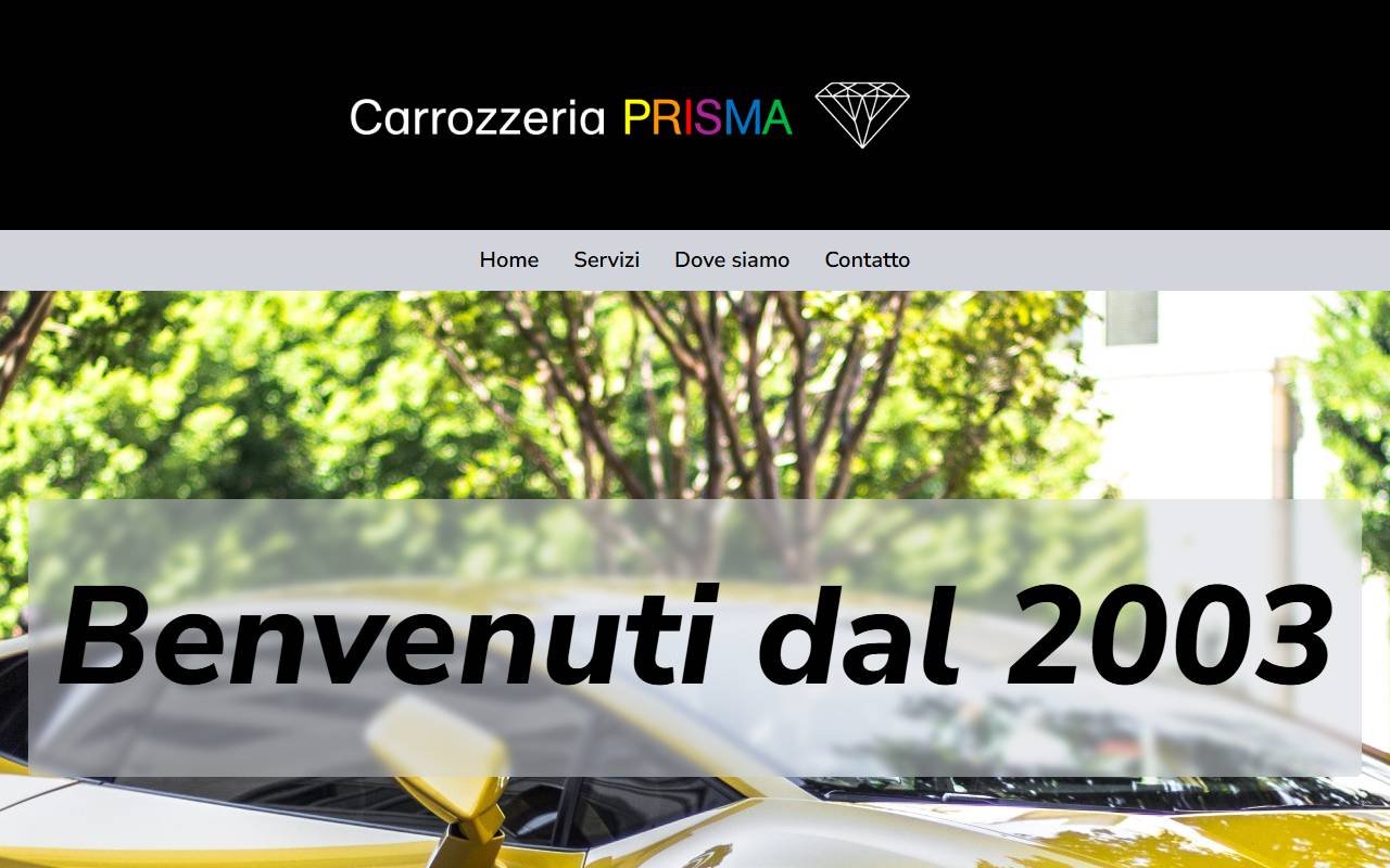 Anteprima del sito: Carrozzeria Prisma Sagl