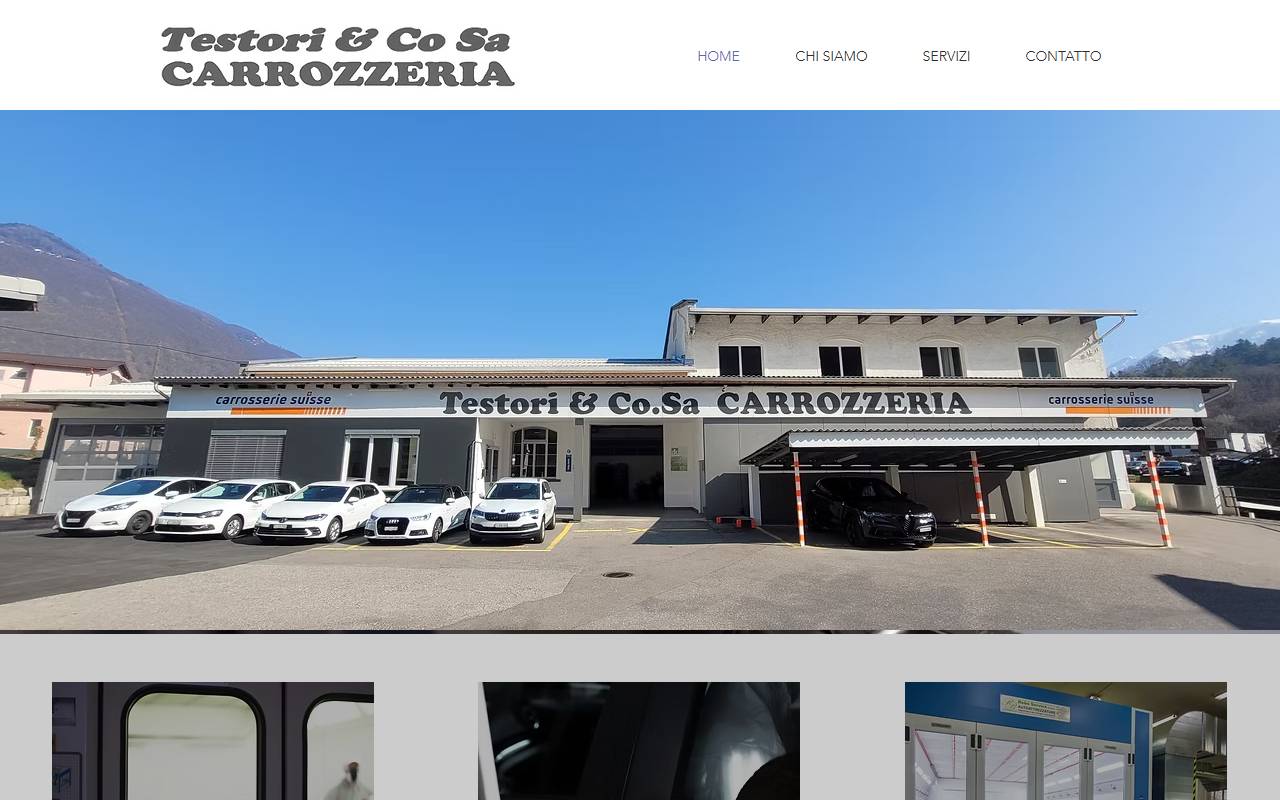 Anteprima del sito: Carrozzeria Testori & Co SA