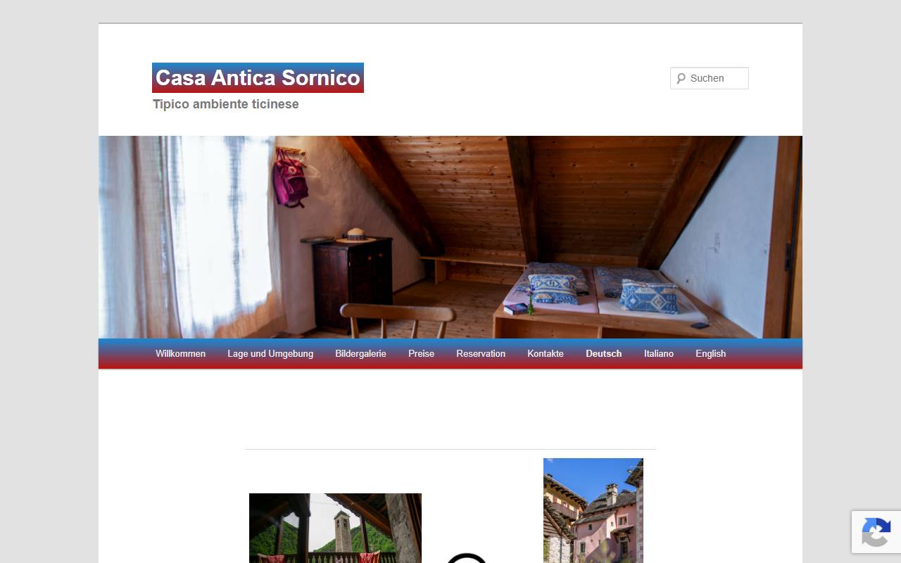 Anteprima del sito: Società cooperativa Casa antica Sornico