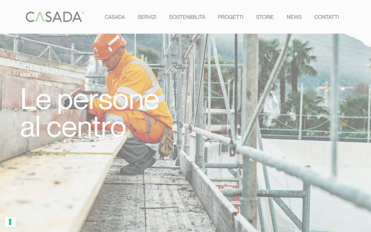 Anteprima del sito: Casada SA succursale di Bellinzona