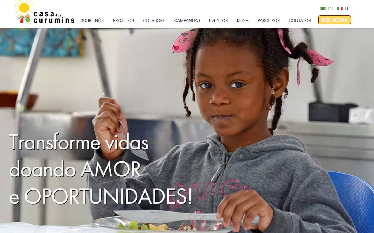 Anteprima del sito: Associazione Casa dos Curumins