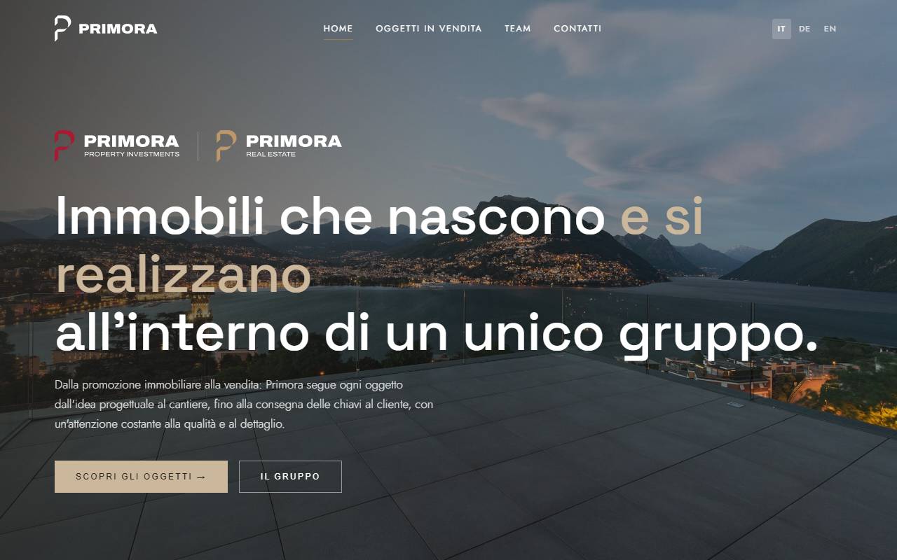 Anteprima del sito: Casali Group SA