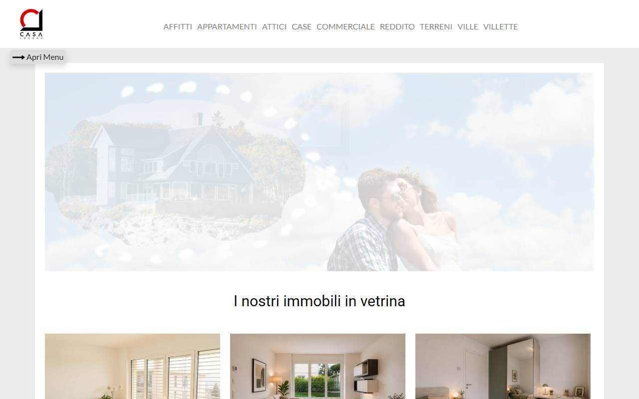 Anteprima del sito: Casa Lugano Immobiliare SA