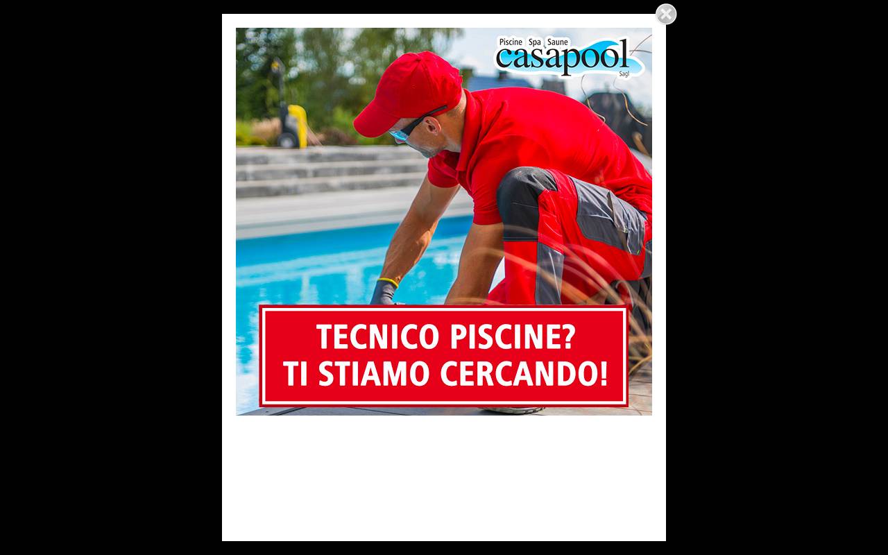Anteprima del sito: Casapool Sagl