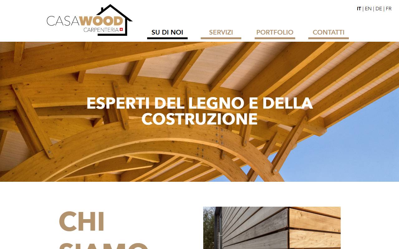 Anteprima del sito: CASA WOOD SA