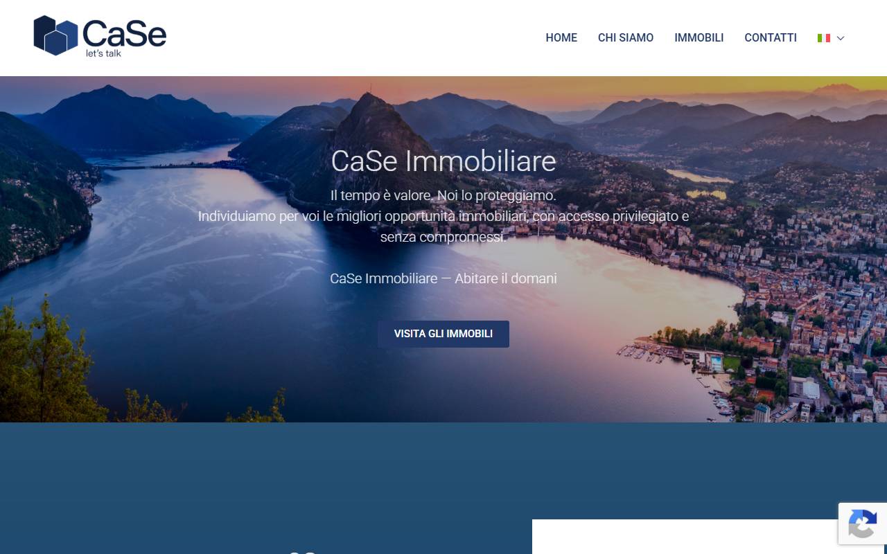 Anteprima del sito: CaSe Immobiliare Sagl