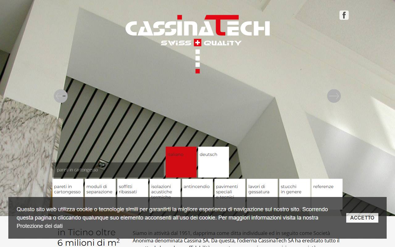 Anteprima del sito: CassinaTech SA