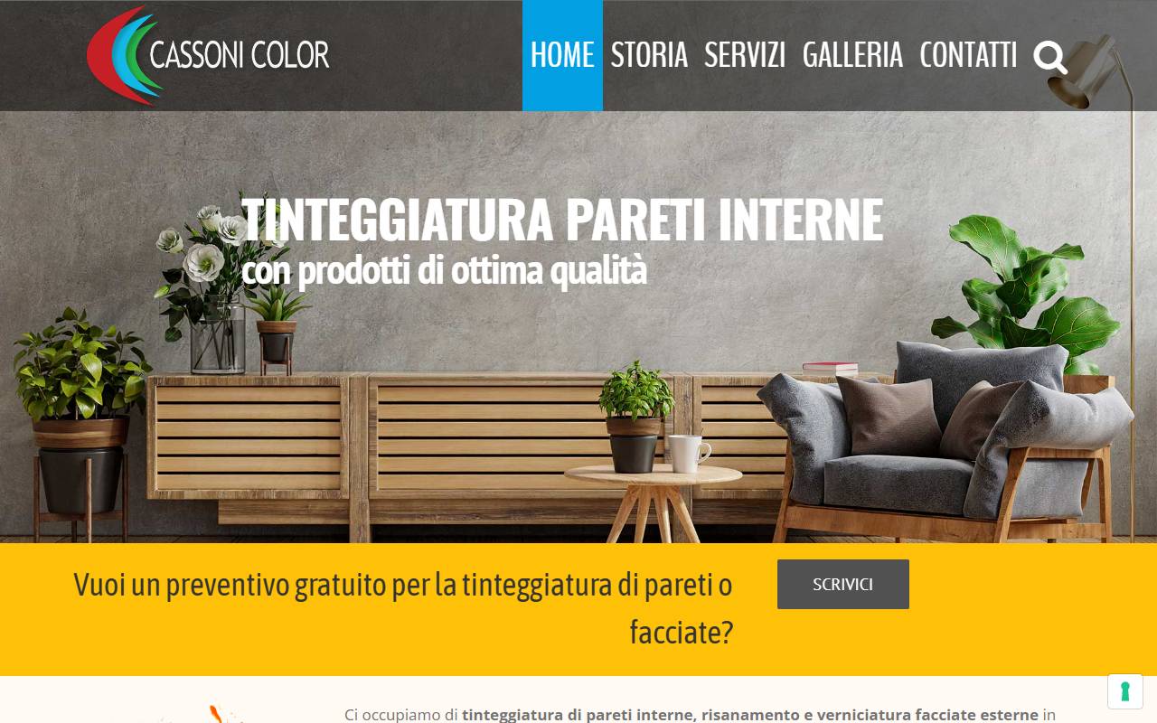 Anteprima del sito: CASSONI COLOR SA