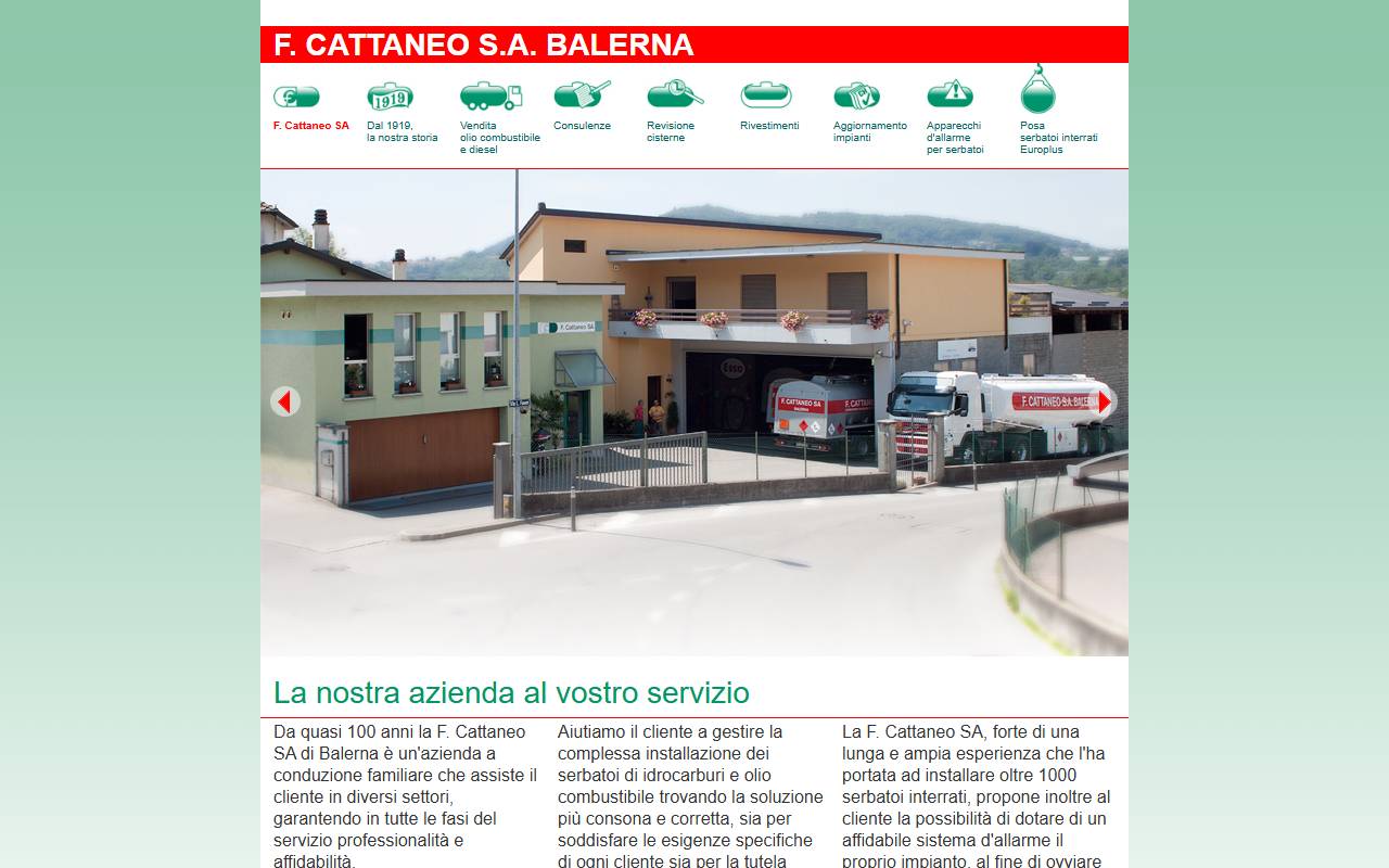 Anteprima del sito: Fernando Cattaneo SA