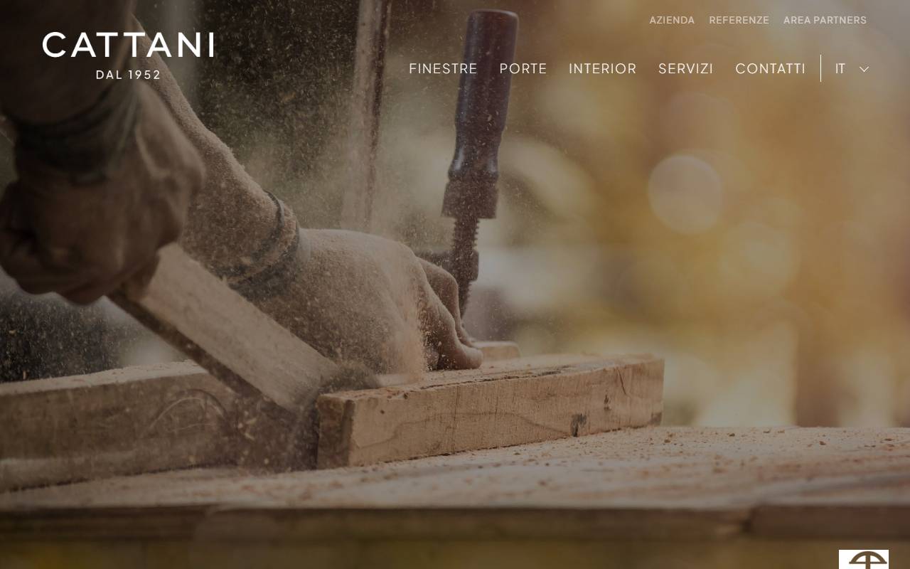 Anteprima del sito: Cattani Falegnameria SA
