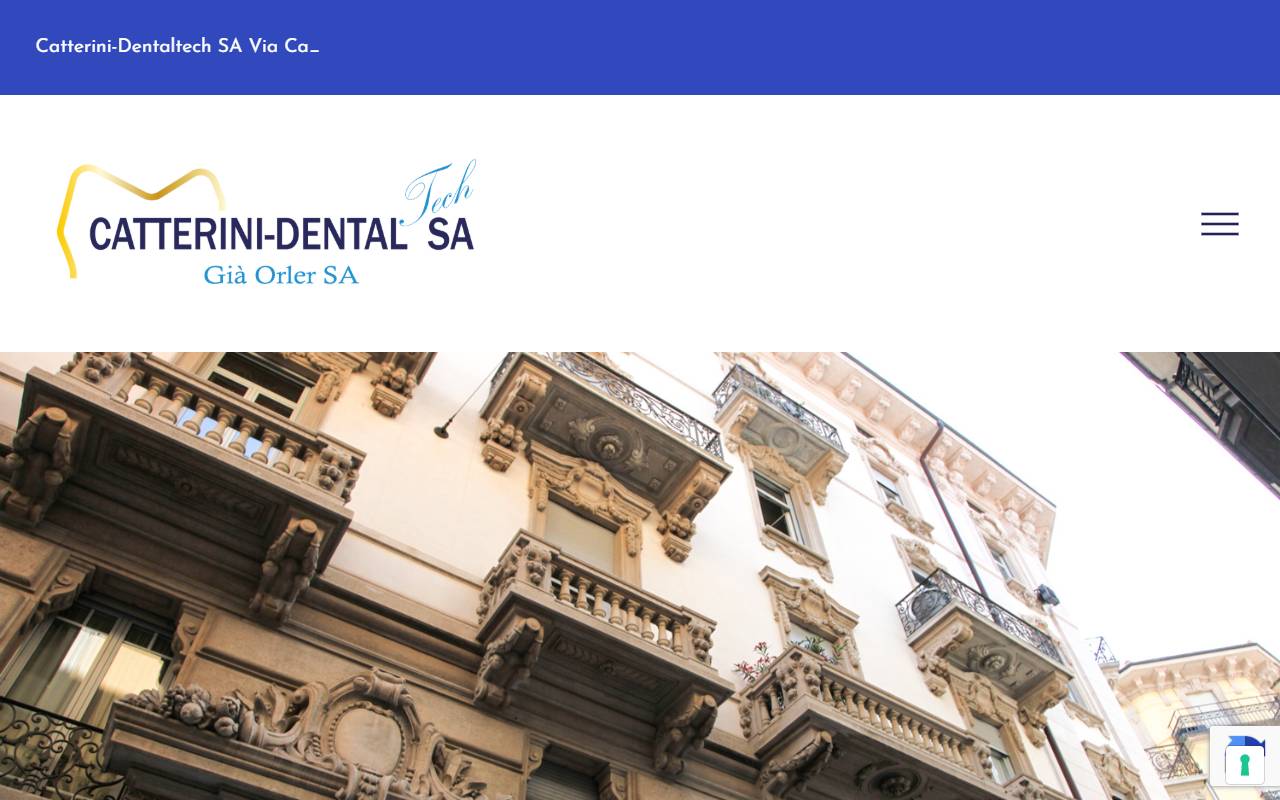 Anteprima del sito: Catterini Dentaltech SA