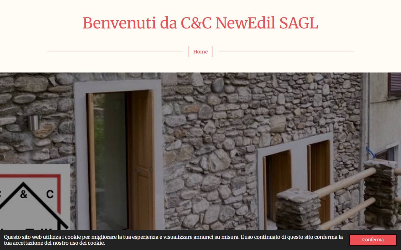 Anteprima del sito: C&C New Edil Sagl