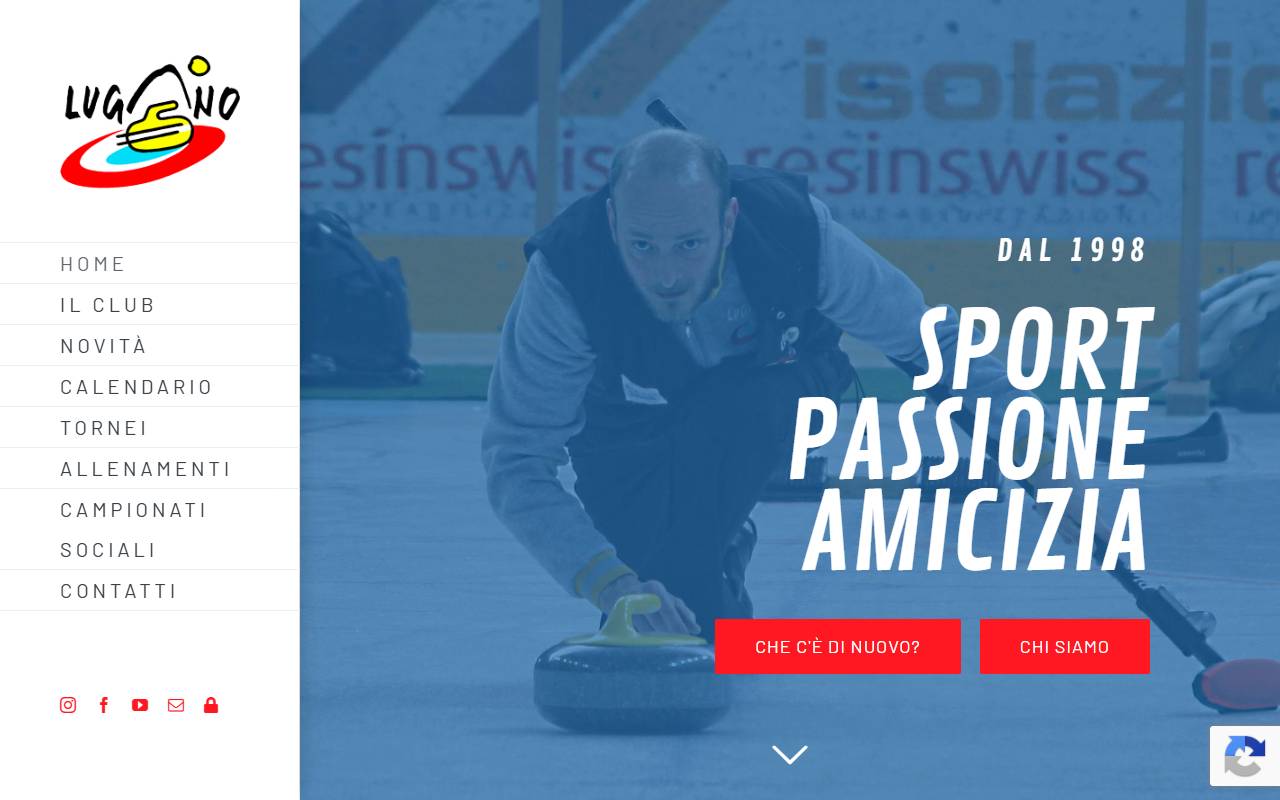 Anteprima del sito: Curling Club Lugano