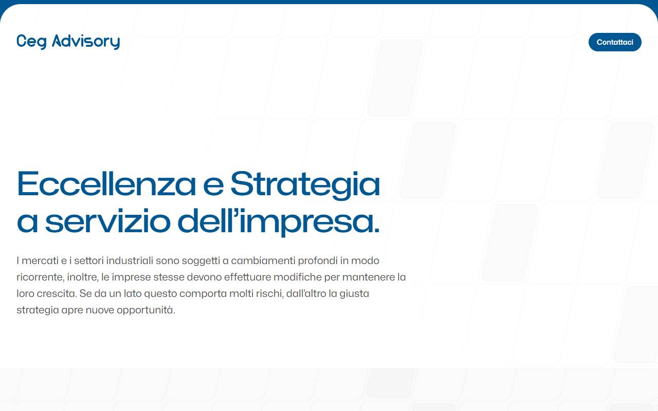 Anteprima del sito: CEG Advisory SA