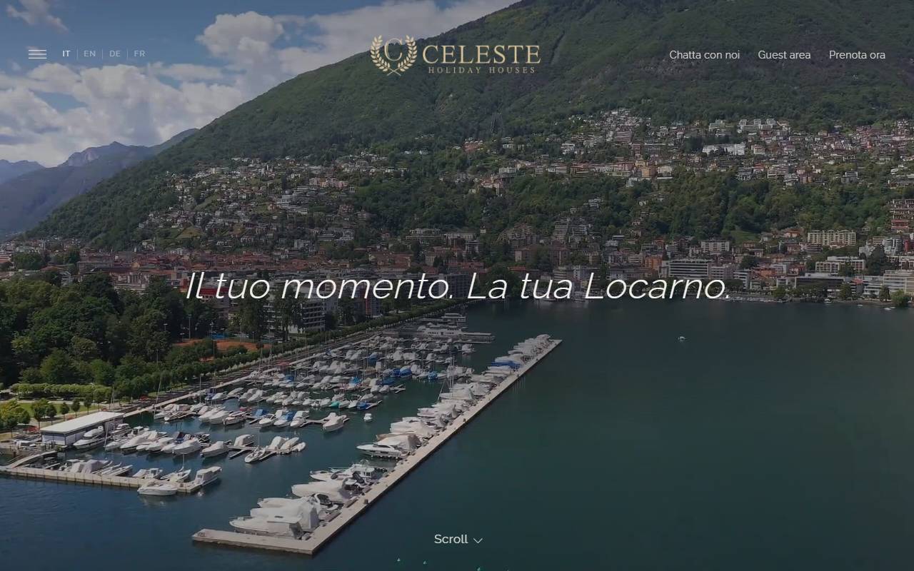 Anteprima del sito: Celeste Holiday Houses Sagl