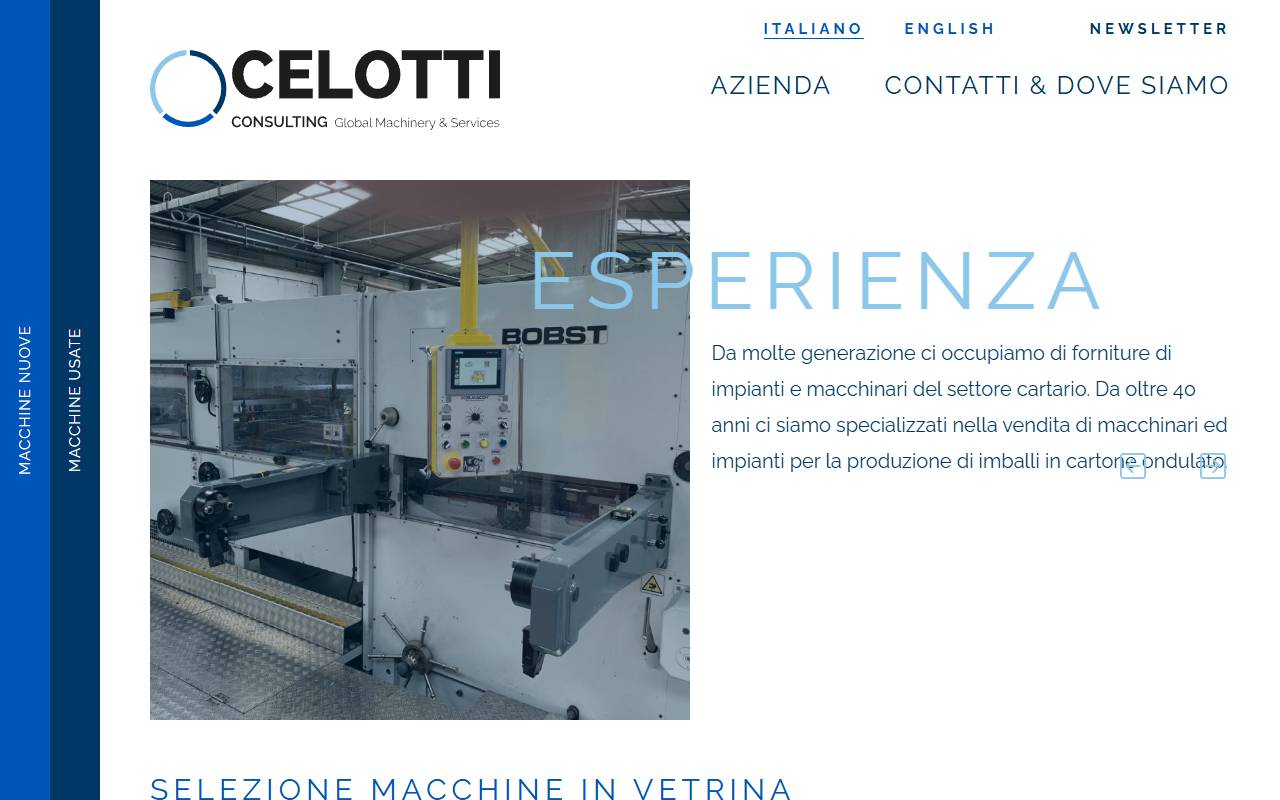 Anteprima del sito: Celotti Consulting Sagl