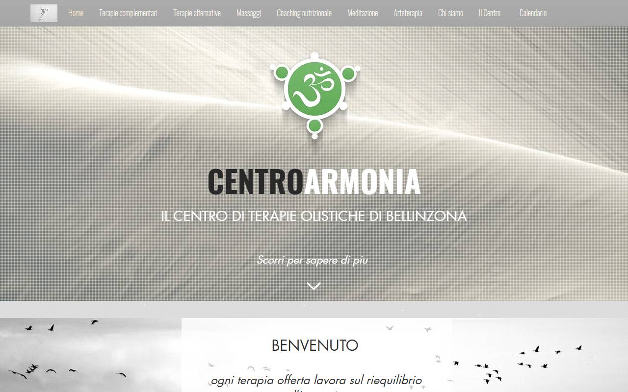 Anteprima del sito: Centro Armonia di Federica Dubbini